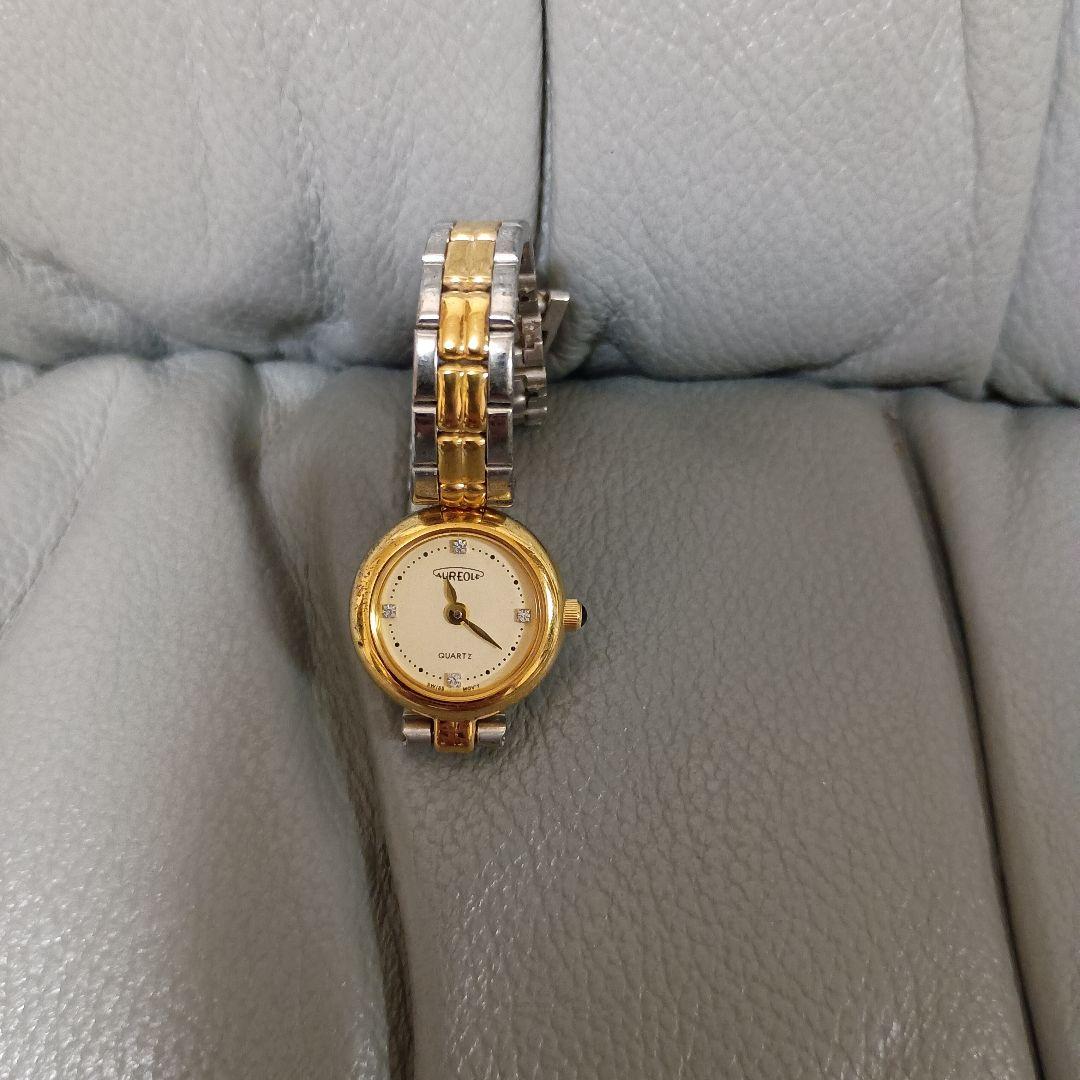 

[USED] AUREOLE Quartz Women s Watch in Gold and Silver