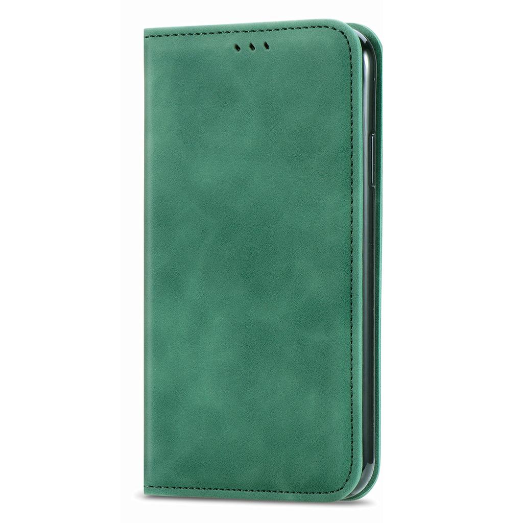 For Xiaomi Redmi Note 14 Pro 5G/Poco X7 5G Case Skin Touch Feeling Leather Card Holder Phone Cover Magnetic Absorption