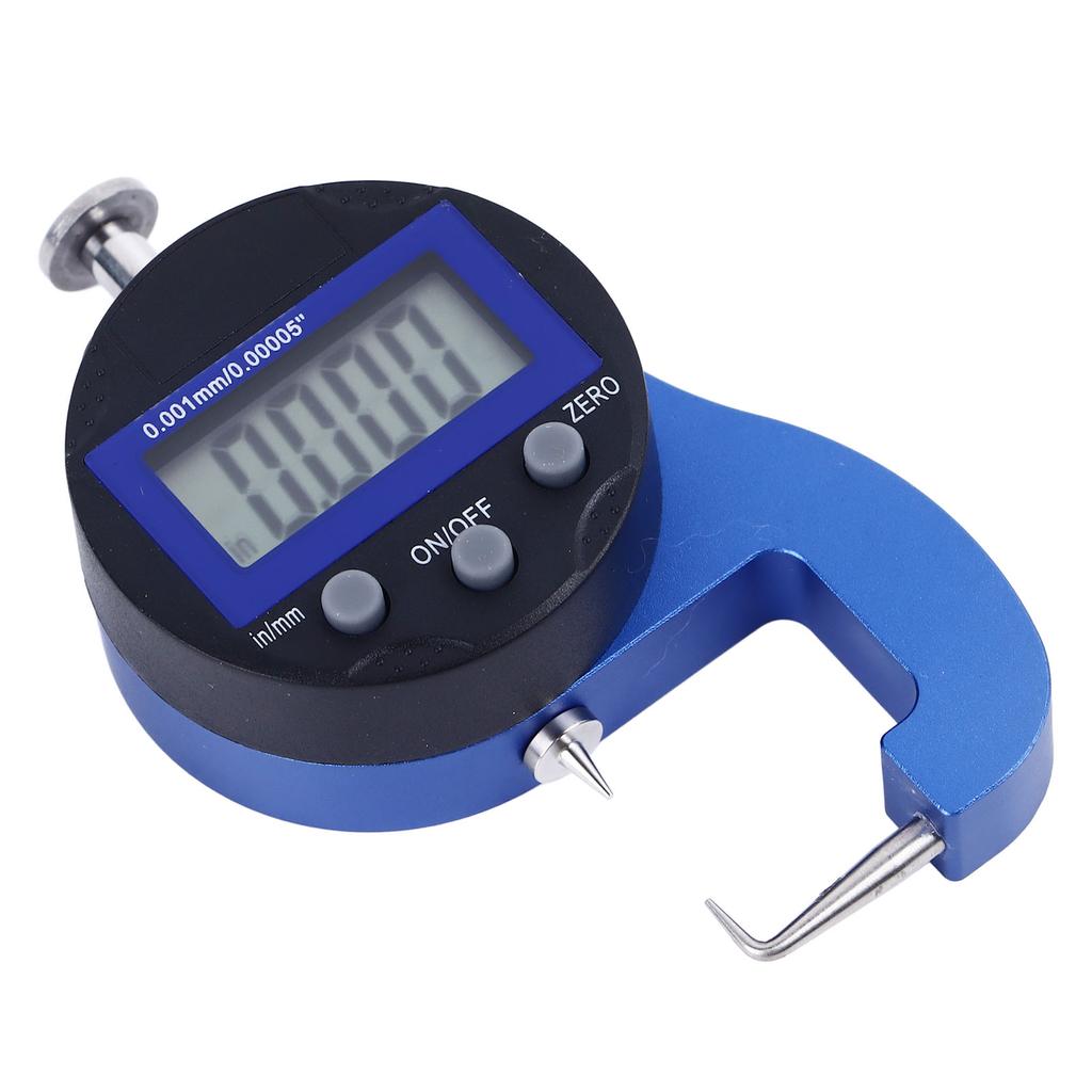 Micro Digital Dickenmessgerät 0,0005 Zoll 0,01 mm Hochgenaues Dickenmessgerät für