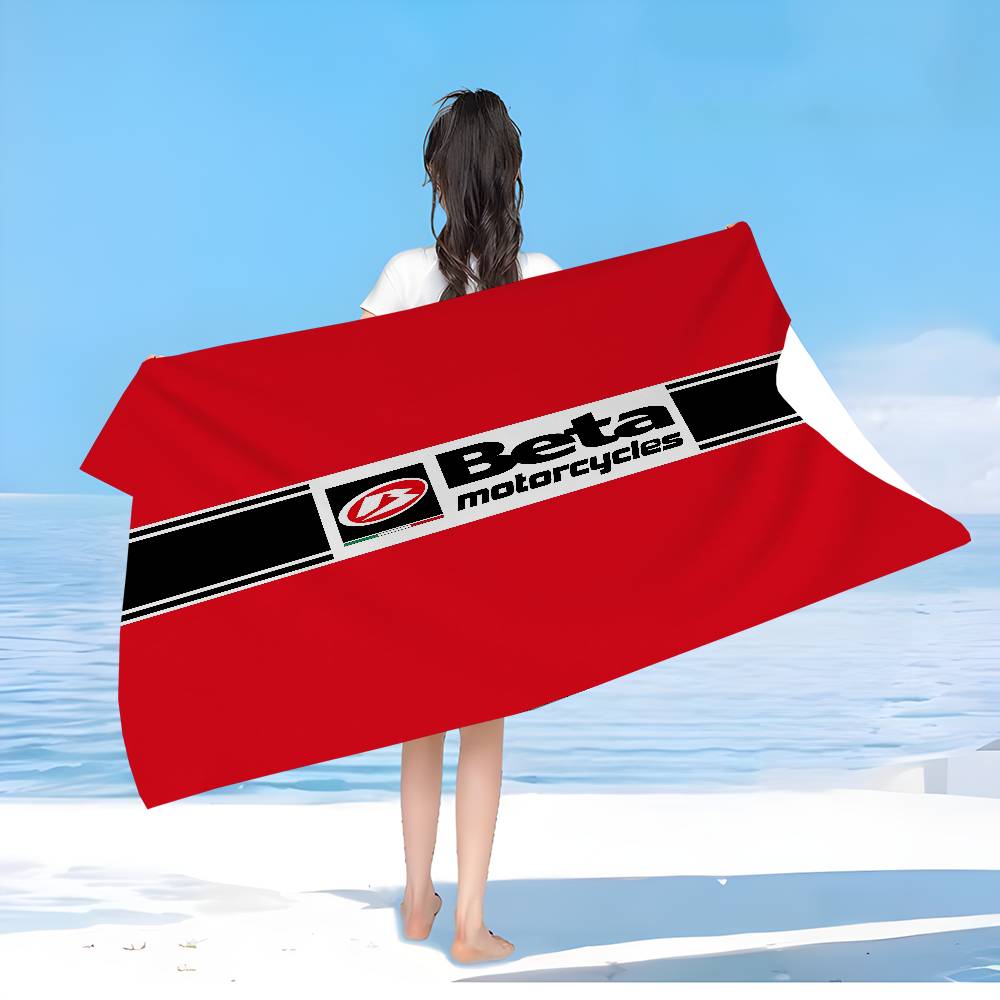 B-Beta Motorcycles Microfiber Beach Towel Absorbent Quick Dry Soft Yoga Swimming Resort Mountain Climbing Towel