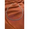 Tarnish-proof Thin Knitted Model Steel Thin Men's Necklace Chain