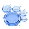 Food Lids Silicone Stretch Lids Reusable Airtight Fresh-keeping Food Fruit Bowl Dish Wrap Covers 6-Pack Set