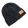 Unisex Warme Wintermütze Plüschfutter Warme Mütze 1987 Buchstaben Strickmütze Für Männer Frauen Outdoor Ski Sport Strickmütze