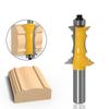 1Pc Mitered Drawer Front Molding Router Bit Door Handrail Line Tenon Cutter For Wood Tools - 8mm 12mm 1/2inch Shank