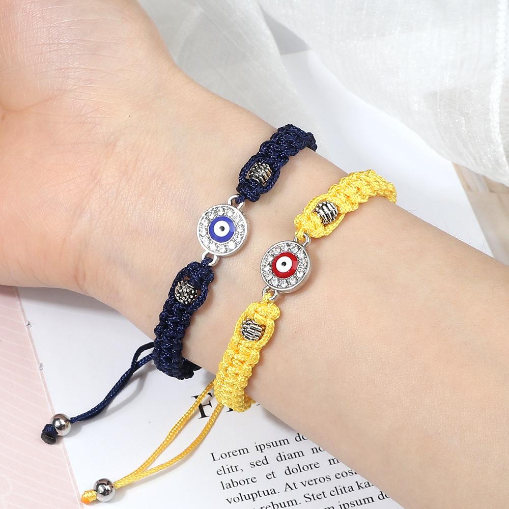 Red String Evil Eye Bracelet Set - Woven Hand Rope for Men & Women