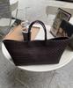 Tuo Rattan Flat Tote Medium Dark Brown · Rattan Flat Tote Medium Dark Brown