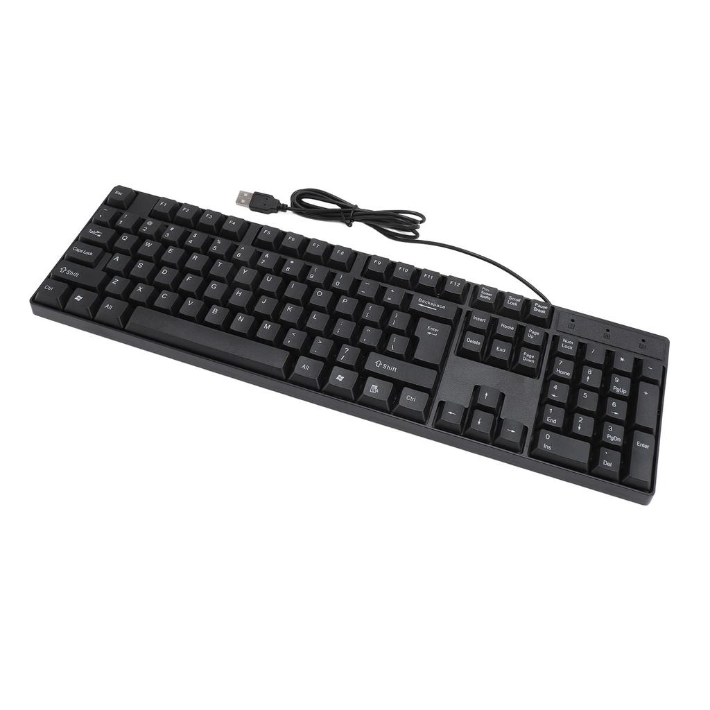 K1800 Minority Language Keyboard 104 Keys 4.2ft Cable Ergonomic Design USB Wired Gaming Keyboard