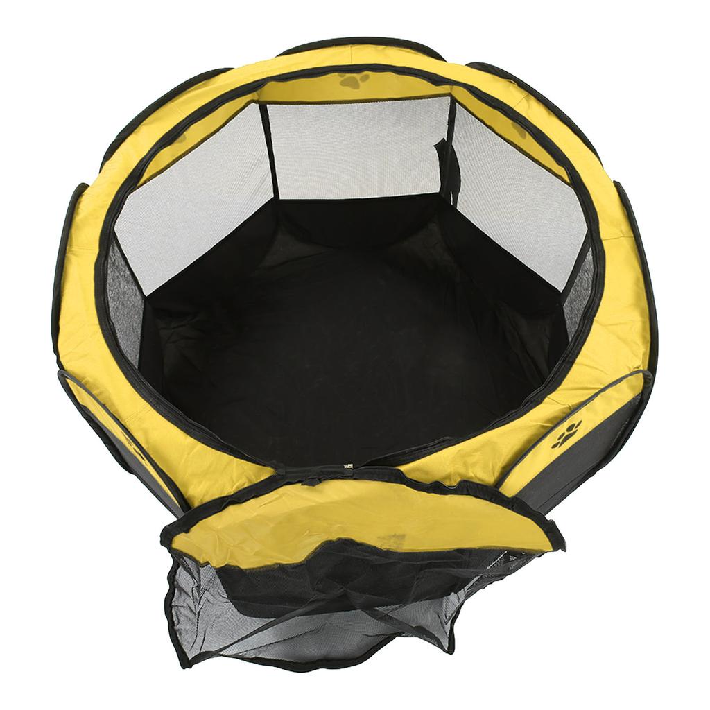 Faltbares Haustierlaufgitter Atmungsaktiv Wasserdicht Tragbar Katzenwelpenkäfig Zelt für Innen Außen