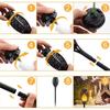 1pcs Solar Flame Ground Plug Light, 12led Torch Light, Outdoor Courtyard Garden Decoration Landscape Light, Waterproof Lawn Light
