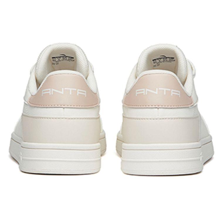 Anta Non-Slip Wear-Resistant Low-Top Skate Shoes Women Sneakers Pink White 922038031R-11