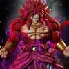 Fully Painted Super Saiyan 4 Broly Dragon Ball Figure - Large Anime Model for Trendy Decor
