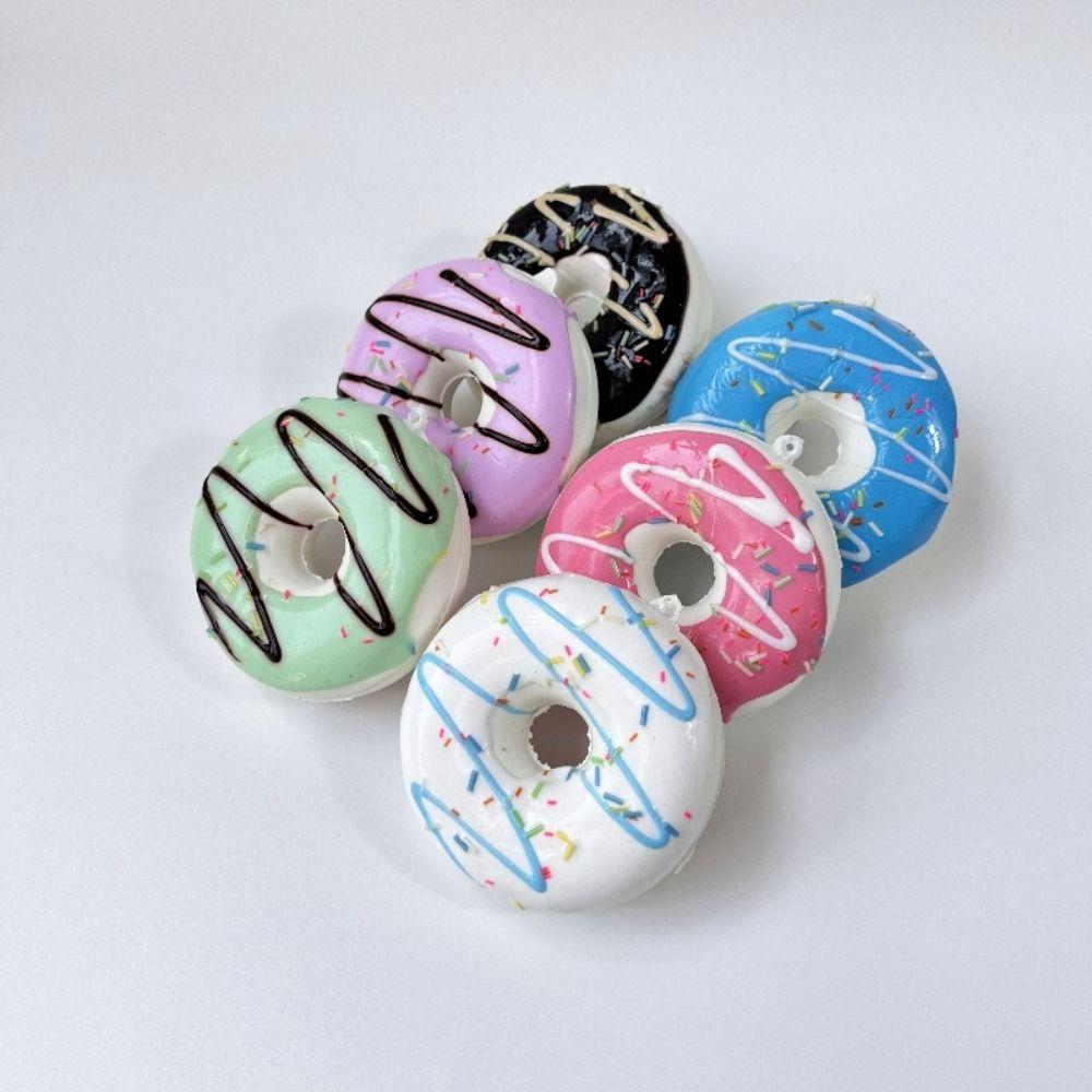 Soft Artificial Donut Bread Squeeze Toy PU Donut Donut Squishy Toy  Party Decoration