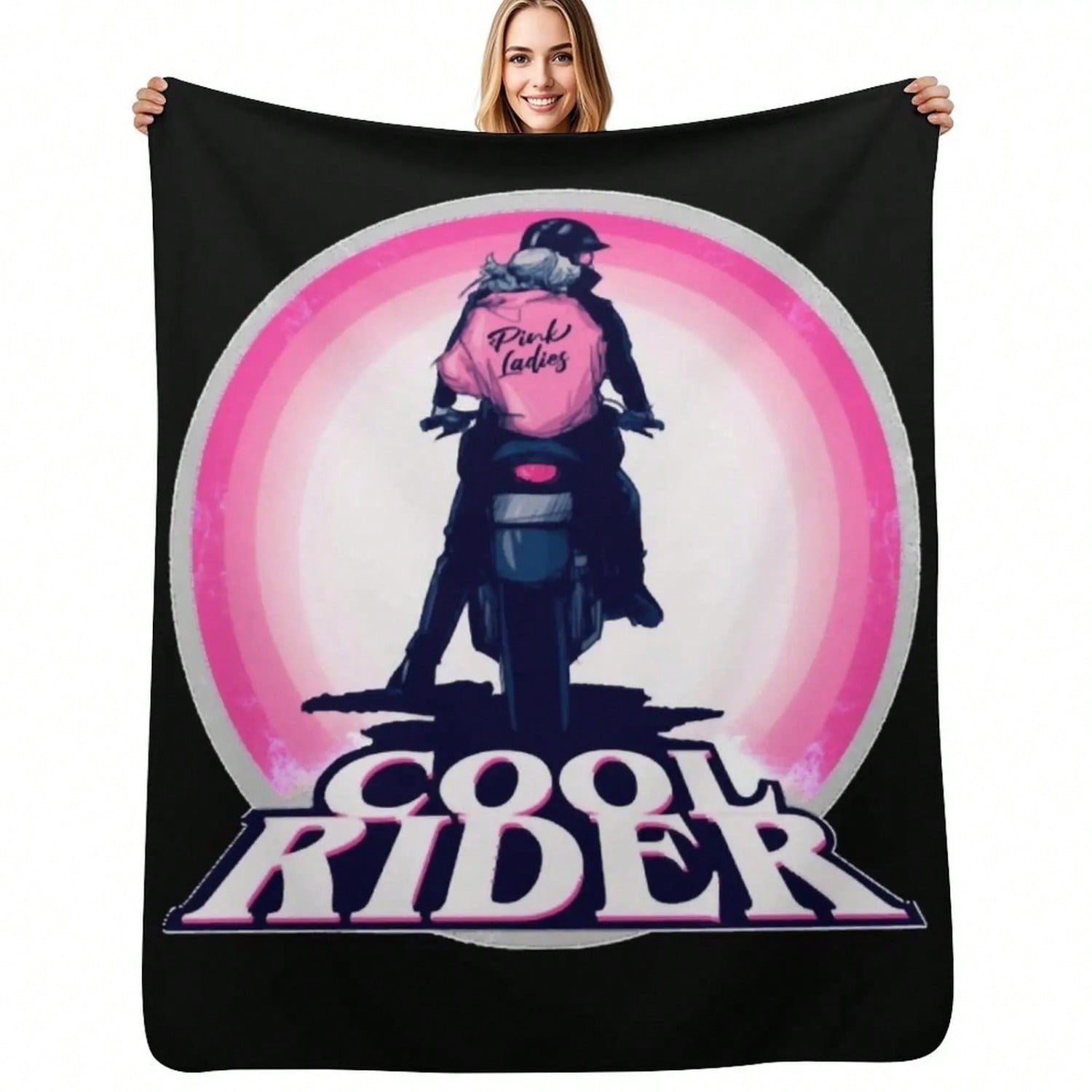 Grease 2 T-ShirtCool Rider Throw Blanket Warm Extra Large Throw Quilt Luxury Designer Blankets S разноцветный
