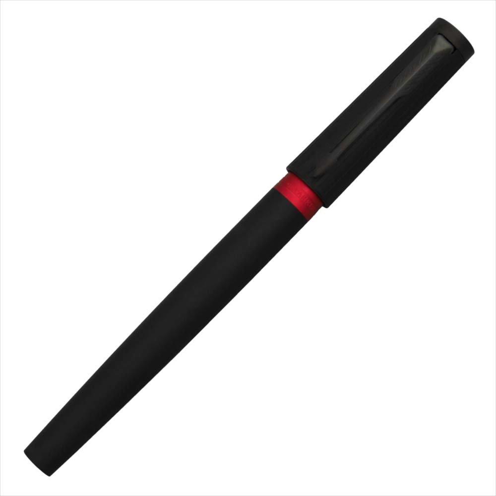 PARKER Ingenuity 5th Slim Deep Black with Red Original Fine Luxury Writing Instrument Pen, BT, Refill, Black, Nib, 1975834jp,