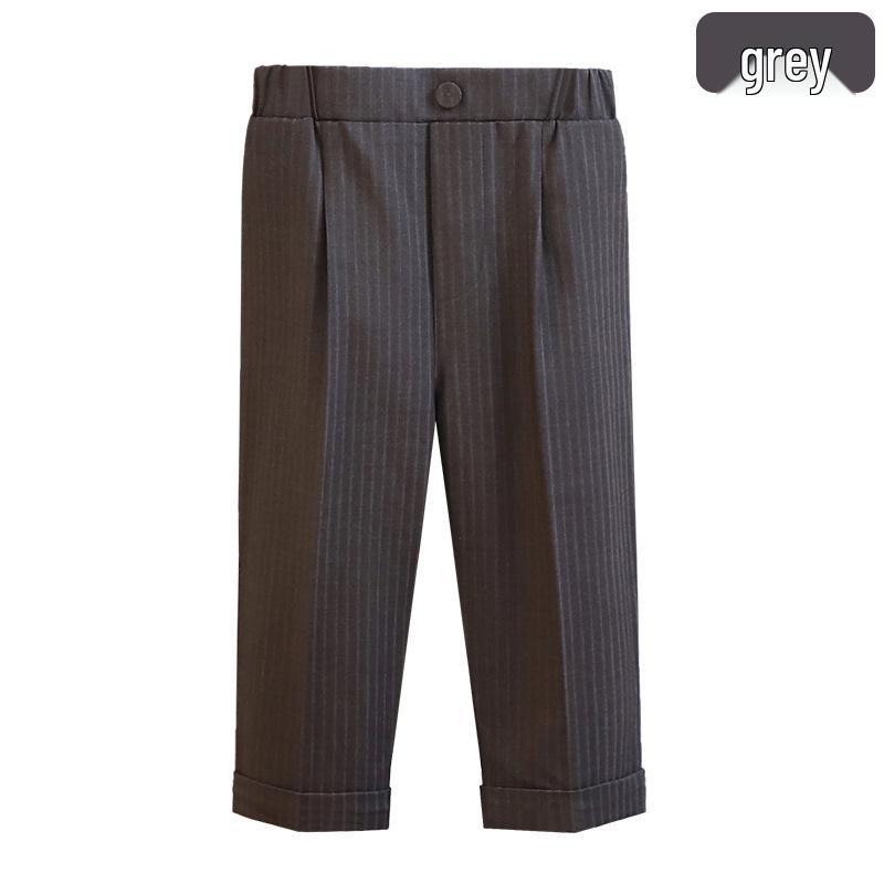 Pantaloni de costum uni pentru copii - Pantaloni lungi casual pentru băieți pentru uniforma de școală primară, costum de spectacol de primăvară/toamnă
