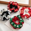 Moeruruya Cute Christmas Hair Hair Elegant Hair Set of Christmas Scrunchies for Ties, Ornaments, Accessories, 4, Women, #2