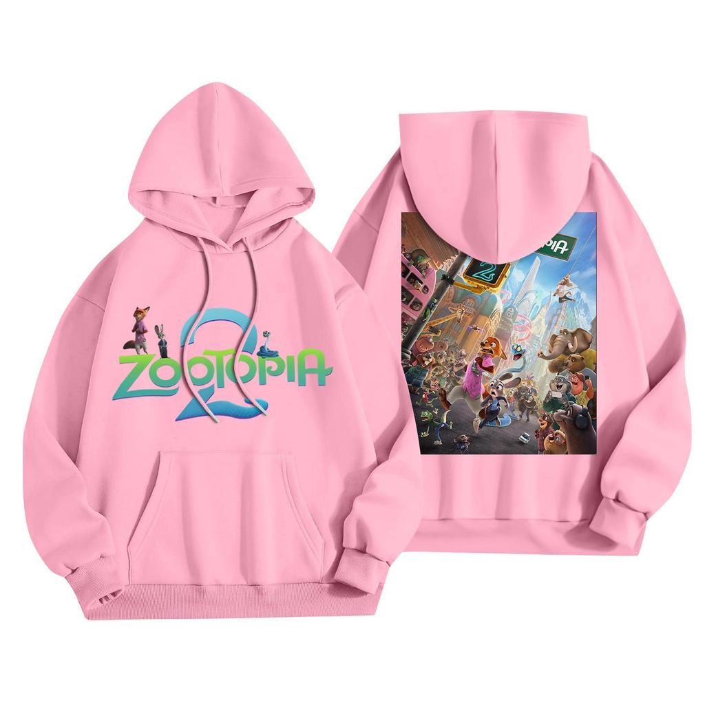 Kinder Modisches Lässiges Langarm-Kapuzensweatshirt mit Cartoon-Print