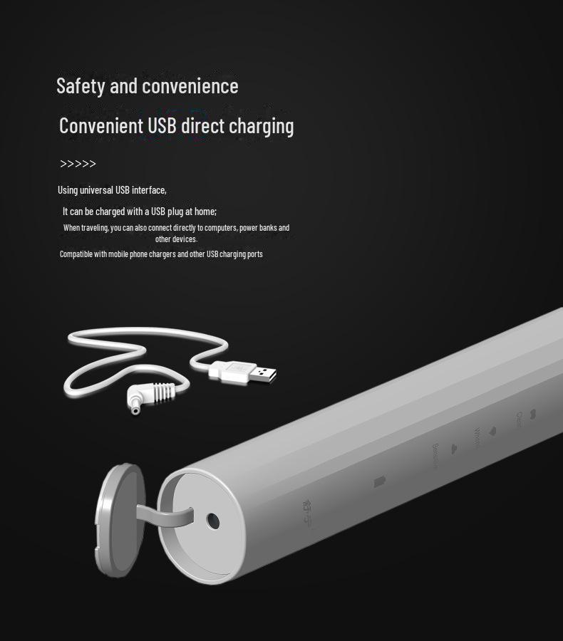 Shuning Sonic Vibration Electric Toothbrush - Timed Charging, Whitening, Soft Bristles, Adult Gift