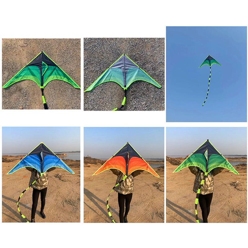 Drachenschwänze mit Griff Outdoor-Spielzeug für Kinder Drachen Nylon Ripstop Albatros-Drachen