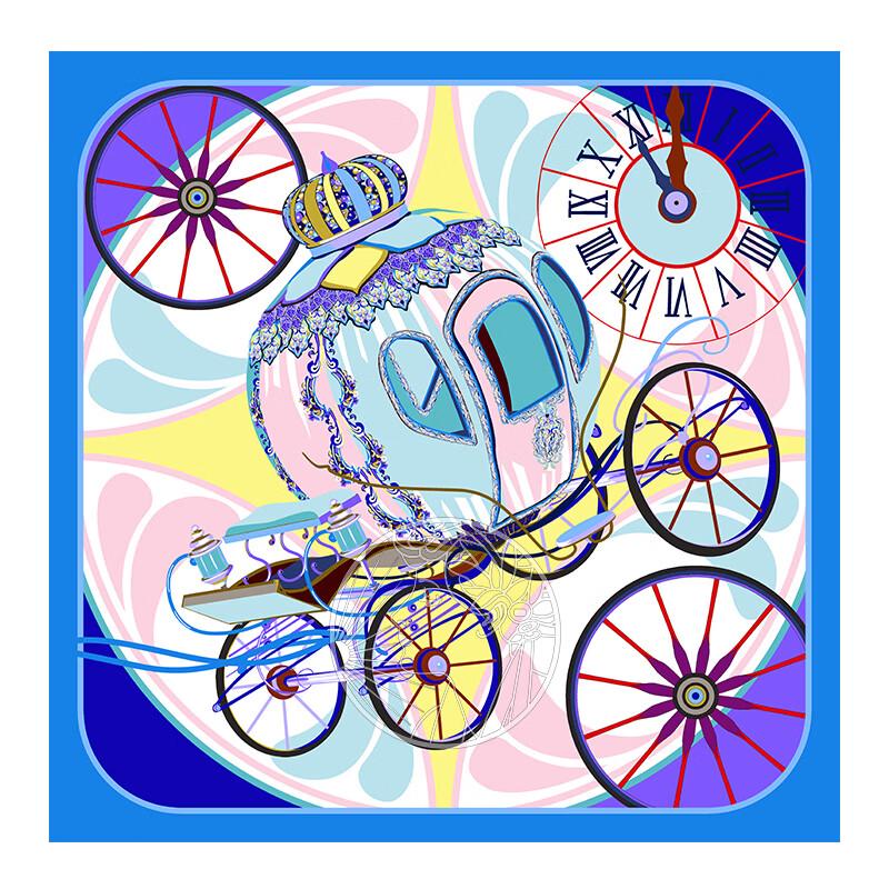 Aurora Master Edition Mulberry Silk Square Scarf, 90x90cm