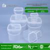 Small Transparent Square Plastic Bucket with Lid and Handle – Ideal for Paint, Wash, or Food Storage