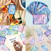 50 Dream Smudge Inspirational English Phrase Cards Positive Sunshine High Emotional Value Energy Cards