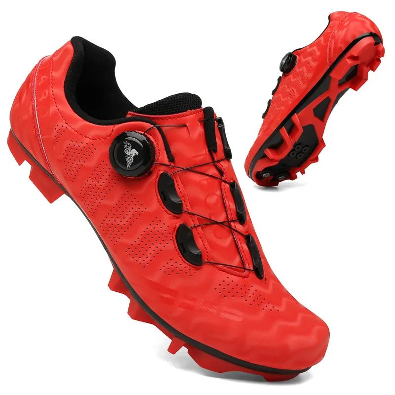 Road bicycle shoes Mtb Men Racing Bike Shoes Self-Locking Speed Bicycle Sneakers Mountain Road Cycling Footwear Women Spd Cleats