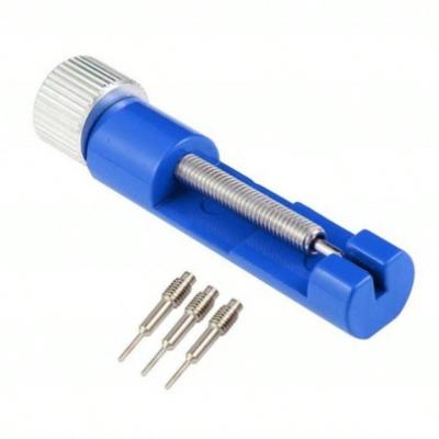 Kit d'outils de réparation de montres pratique en acier inoxydable, 1 pièce, ouvre-boîtier, goupilles de réglage, maillons de bracelet, kit de démontage de bracelet de montre