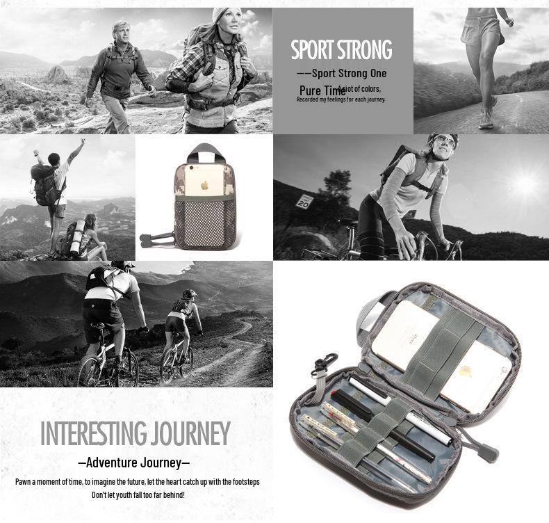 Kompakt Multifunktionell Kamouflage Taktisk Ficka