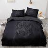 Print 3d King Size Bedding Set Home Textile Pet Cats,Dogs, Wolf Animal Duvet Cover Set Classic Black And White Bedding Set Hot