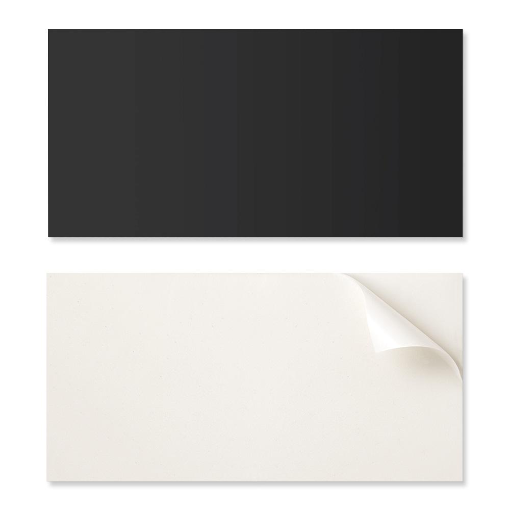 Self-Adhesive Vinyl Panel - Office Wall Decoration 120x60 cm Dark Graphite Color