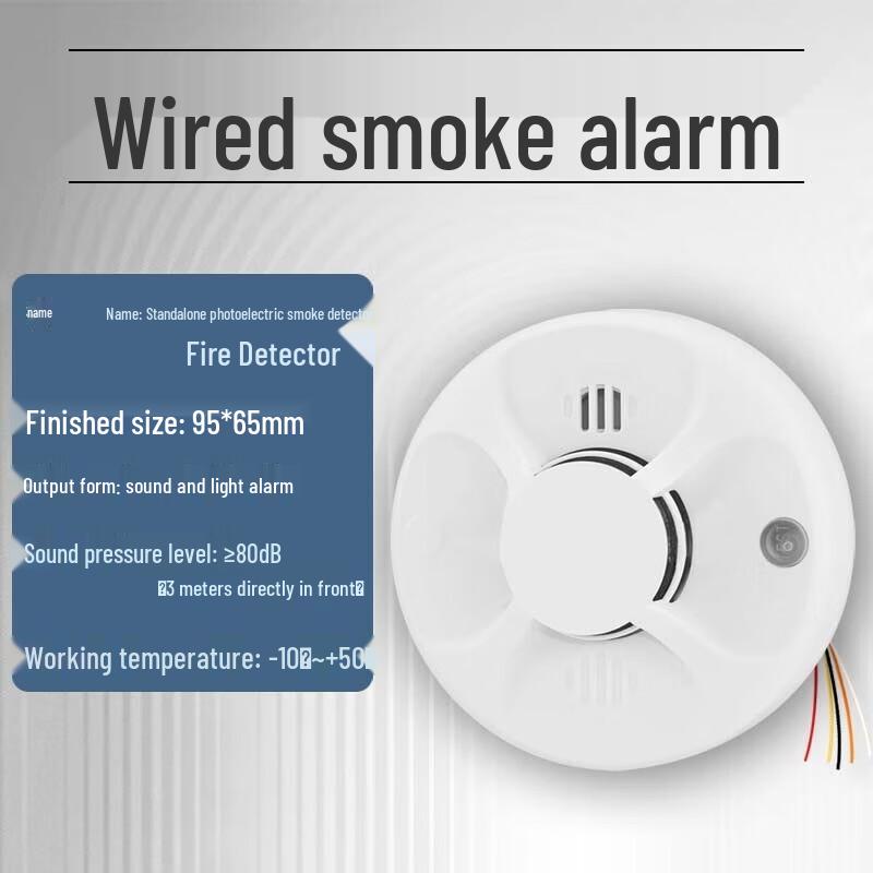 ZhiZhou FANT Explosion-Proof Smoke Detector CN plug (adapter included)
