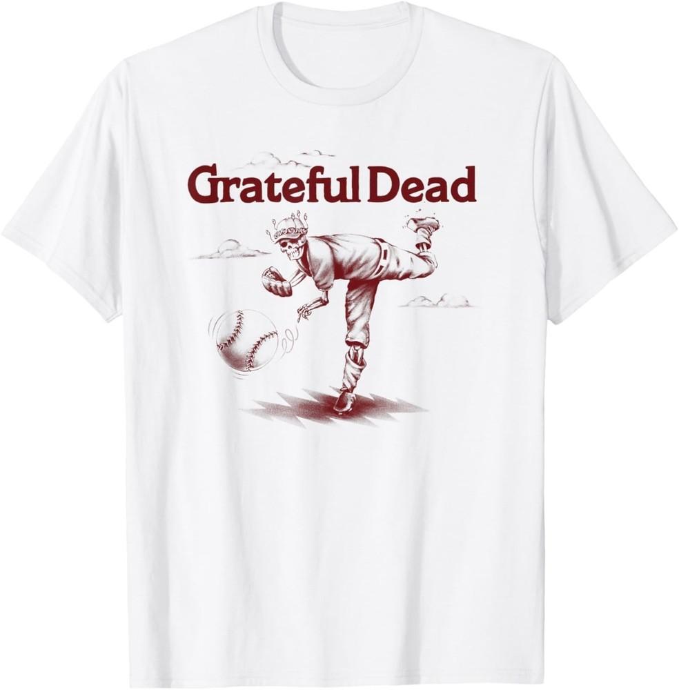 Grateful Dead Skelly Baseball Pitcher T-Shirt