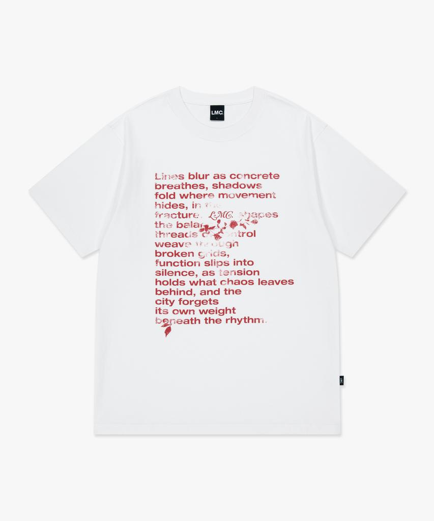 LMC Vintage Lettering Tee White