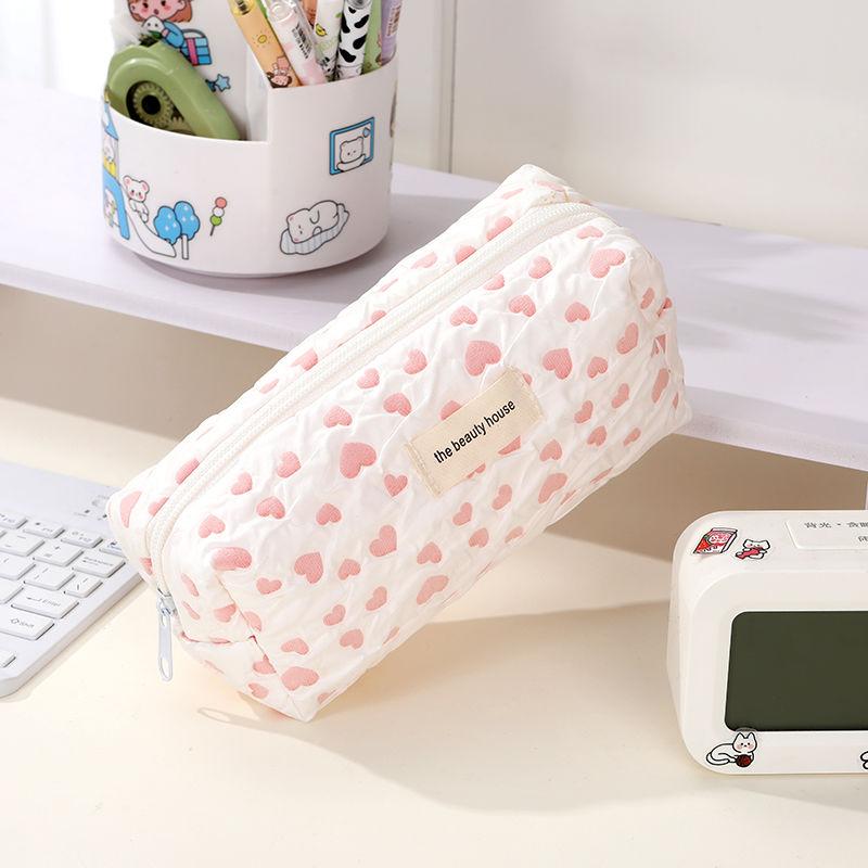 

Простой и прозрачный пенал с высокой эстетической ценностью для хранения студенческих канцелярских принадлежностей, большой вместимости, милый и вместительный