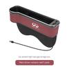 For Infiniti FX35 Q50 Q30 ESQ QX50 QX60 QX70 EX JX35 Car Seat Gap Crevice Slot Storage Box With Atmosphere lamp USB Charging UU555