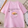 Sad Baby Monkey Punch T Shirt Why You So Quiet Graphic T Shirts Funny Plush Toy TShirt Casual Cotton Short Sleeve Round Neck