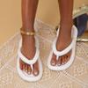 Candy Color Summer Flip Flops for Women 2024 Clip Toe Outdoor Beach Slippers Woman Plus Size Non-Slip Light Soft Slides Sandals