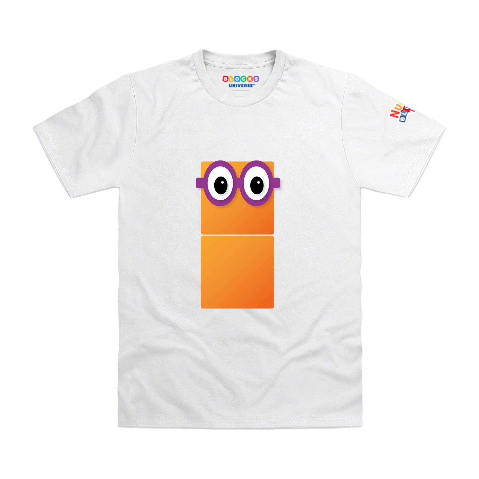 Officially Licensed Numberblocks Two Blocks Kids T-Shirt 100