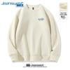 Jeanswest Men's Heavyweight Waffle Knit Crew Neck Sweatshirt