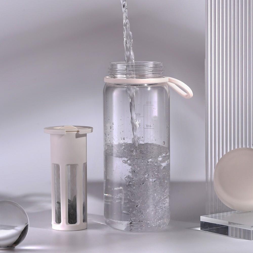 450/600ml Travel Tumbler PC Iced Coffee Infuser Portable Filter Cup