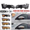 Dynamic Blinker LED Turn Signal Light for Skoda Octavia Mk3 A7 5E 2013-2018 VW T-Roc T-corss 2018 2019 2020 Mirror Indicator