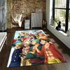 Colorful Anime Carpet with Pirate Theme, Cartoon Characters, and Ship Design Suitable for use as an anti-slip for living room bedroom sofas