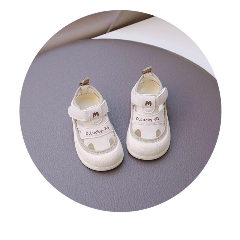 Baby Atmungsaktive Sandalen Sommer Kleinkinder Weiche Sohle Kinderschuhe Kinder Atmungsaktiv Rutschfest Strandschuhe Zehenschutz Hohlschuhe