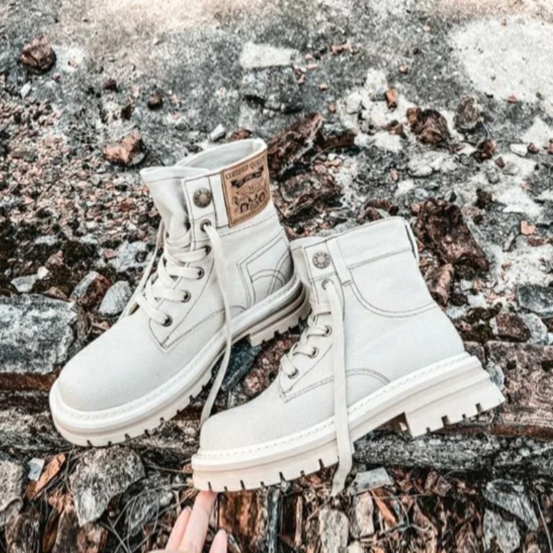 Fashion Booties Elegant with Medium Heels Cowboy Denim Sports Woman Short Shoes Sneakers Ankle Boots for Women Cowgirl on Offer Hot Goth