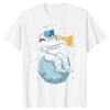 Retro Vintage Evolution Of Man Summer Graphic Cotton Streetwear Short Sleeve Music Gifts Tshirt Trombone T Shirt  Mens Clothing