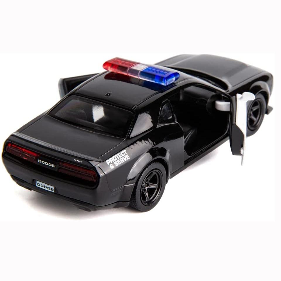 Polizeiauto-Modell im Maßstab 1:36, Zinklegierungs-Druckguss-Rückziehfahrzeuge, Kinderspielzeug für Jungen und Mädchen als Geschenk