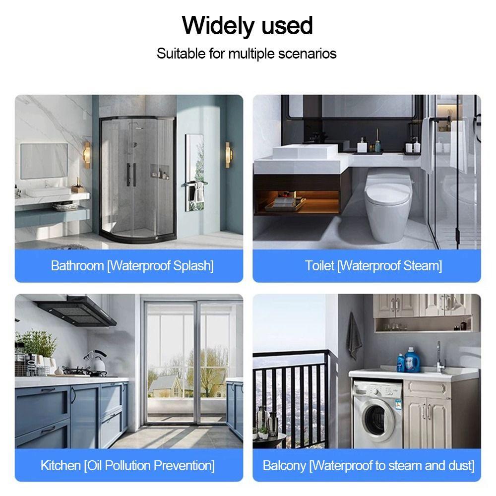 Wandmontierter Schalter Schutzhülle Selbstklebende elektrische Steckerabdeckung Badezimmer