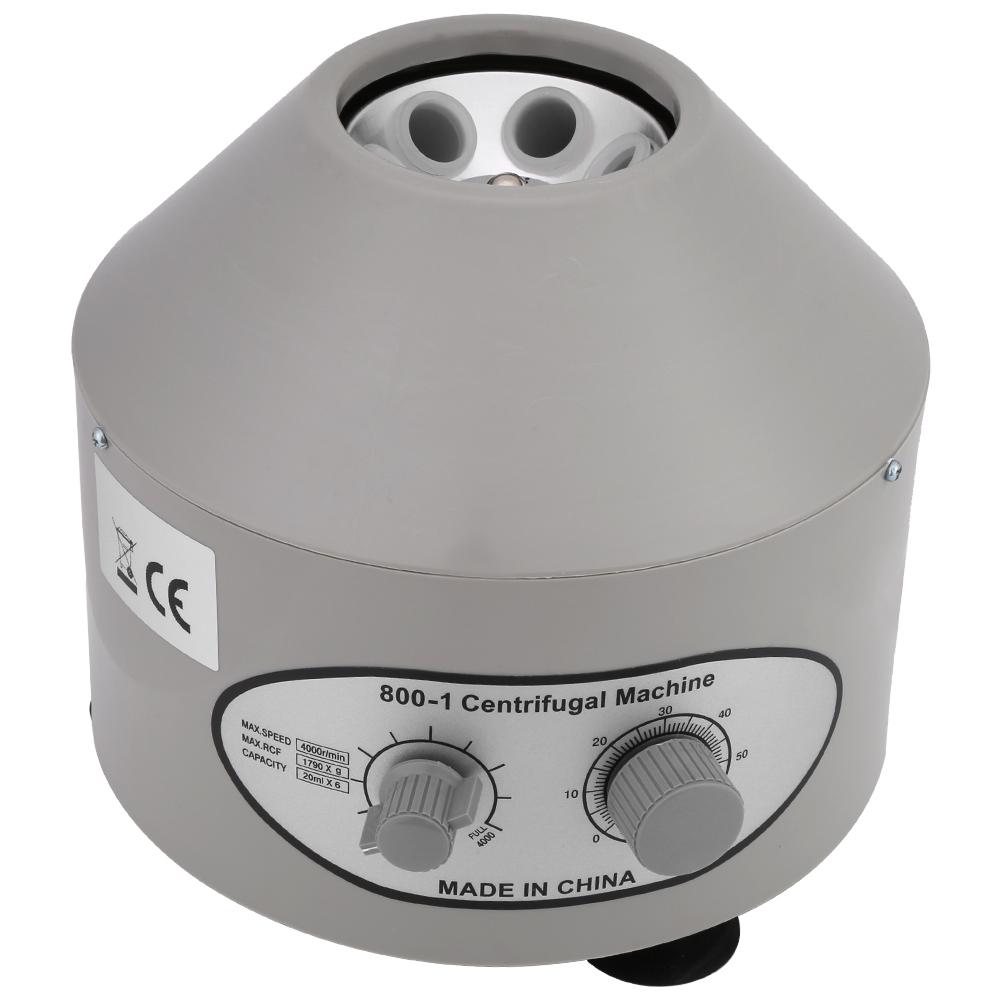 1pc Desktop Electric Lab Centrifuge Laboratory Medical Practice 4000rpm 6x20ml