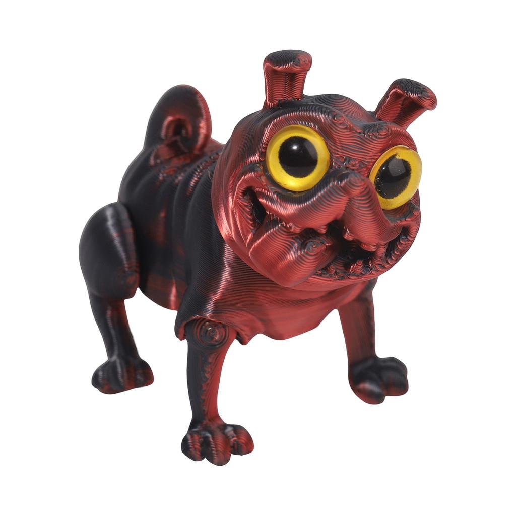3D Printed Multi-color Puppy Crafts Ornaments Gifts Creative Hand-made Animal Joint Activity Model